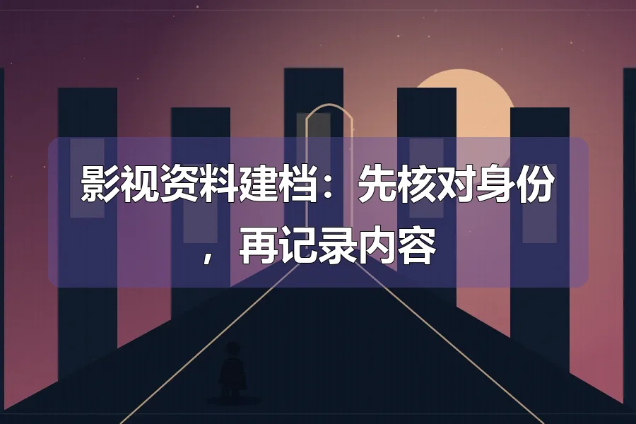 站台与透视轨道,前景人物剪影,原创影视主题插画