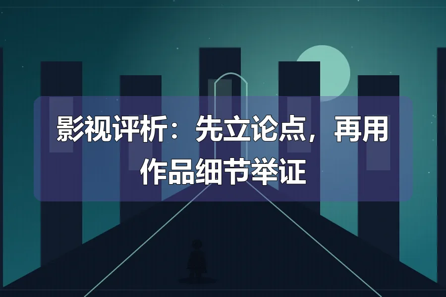 站台与透视轨道,前景人物剪影,原创影视主题插画